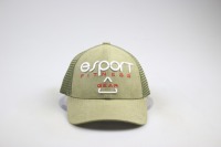 Gorra de béisbol de tela de malla con logotipo bordado personalizado de fabricante chino