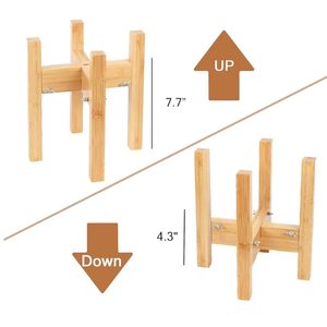 Soporte de madera para comedero de gatos, comedero grande para perros de pie, suministros para mascotas, mesa de comedor para mascotas, comedero elevado - Product Image 4
