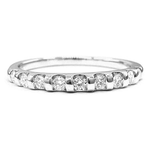 KOK Haute Qualité Designer Empilable Tendance De La Mariée 18K Or Blanc Massif Réel Diamant Bagues De Fiançailles De Mariage Pour Les Femmes - Product Image 1