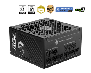 พาวเวอร์ซัพพลายคอมพิวเตอร์ MPG A1000GS PCIE5.1 Dual 16pin 2x 80+ Gold รุ่นใหม่ปี 2025 สำหรับเดสก์ท็อปเกมมิ่งพีซี ATX3.1 PSU มีสินค้าในสต็อก - Product Image 4