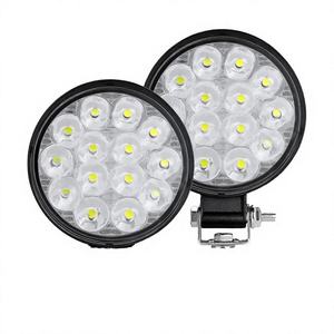 Nouveau phare antibrouillard avant LED rond 42W 14 LED blanc naturel 12V pour camion, SUV, tracteur, tout-terrain, haute luminosité - Product Image 2