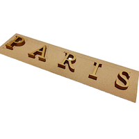 Lettres acryliques d'intérieur 3D personnalisées pour la signalisation de bureau Lettres murales de logo pour la publicité Car Company Taxi Mall Hospital Park