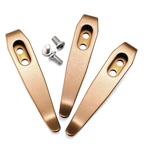 Clips para Cuchillos Plegables DIY, Clips de Bolsillo de Acero Inoxidable, Accesorios para Fabricación de Cuchillos, Clip de Bolsillo para Herramientas Plegables de Acero Inoxidable - Product Image 5