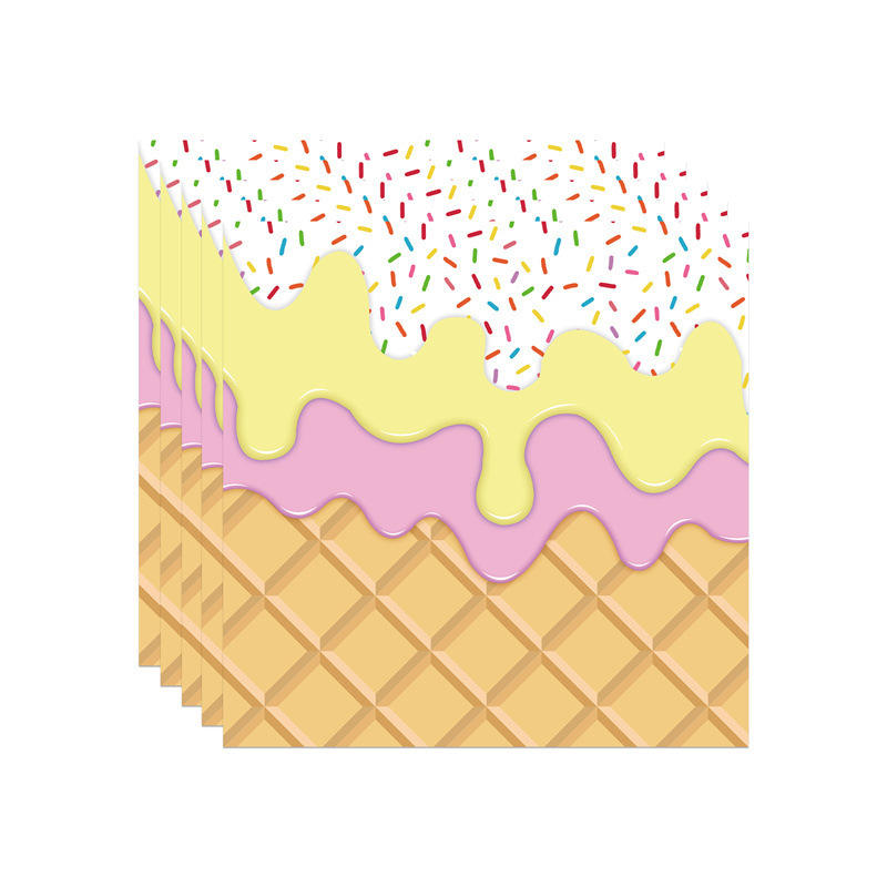 ice cream yellow 20 pcs of tissues