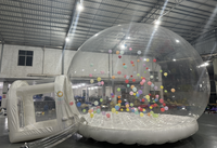 Tente à bulles gonflable en PVC, château gonflable transparent pour événements, location pour enfants et adultes