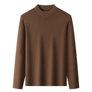 Suéter Masculino de Tricô Quente para Outono/Inverno, Gola Alta, Estilo Old Money, Camisa Base de Manga Longa, Moda de Alta Qualidade - Product Image 5