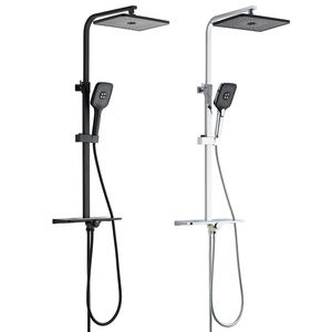 Fournisseur B2B en gros : Colonne de douche thermique classique 3/5 fonctions, ensemble de douche réglable en acier inoxydable avec jet de pluie - Product Image 5