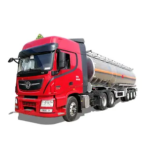 Dongfeng Grote Capaciteit Nieuwe Of Gebruikte 46 Cbm Aluminium Oplegger Olie Brandstoftank Truck Te Koop