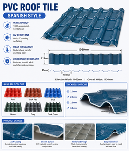Tuiles de toiture en résine PVC économiques : Remplacement rentable des tuiles en <span class=keywords><strong>amiante</strong></span> pour la couverture des toits de fermes, entrepôts et usines - Product Image 5