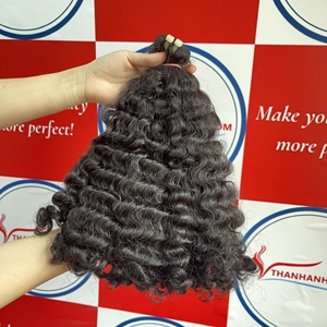 Meilleure vente paquets de cheveux humains vietnamiens bruts cheveux crus bouclés birmans 100% extensions de cheveux vietnamiens non transformés - Product Image 3