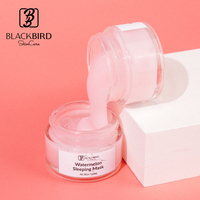 Masque de nuit hydratant en gel pour le visage, marque privée OEM/ODM, masque de nuit nourrissant