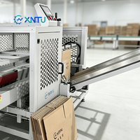 Máquina Automática Formadora de Cajas con Sistema de Sellado Inferior para las Industrias Alimentaria, de Bebidas y Química, Equipo de Empaquetado de Fin de Línea