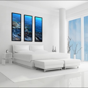 A4 Crystal Led Light <b>Box</b> Cable Hanging System Wire Display Illuminated Backlit Magnetic Acrylic Panel Waterproof Eco-friendly - Product Image 5