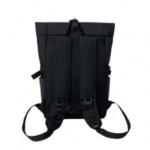 Sac à dos d'école pour adolescents de haute qualité, 17 pouces, personnalisé, simple, imperméable, à enroulement, pour les voyages d'affaires, pour ordinateur portable, pour hommes - Product Image 2