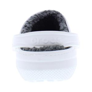 รองเท้า Crocs Classic Lined Clog รุ่น Unisex สีขาวเทา สวมใส่สบาย - Product Image 3