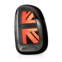 Gros 12V Mini R60 2010-2016 Modifié Assemblée de feu arrière LED Riz Drapeau Running light