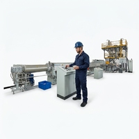 Machine de fabrication de billes de mousse EPS entièrement automatique contrôlée par PLC USEON avec pompe et roulement, production de 200 à 2000 kg/h