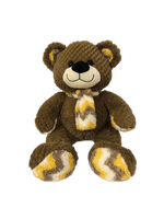 Boneka Beruang Coklat Lucu dengan Syal Rajut, Mainan Hewan Isi Lembut, Hadiah Ulang Tahun Anak, Dekorasi Rumah