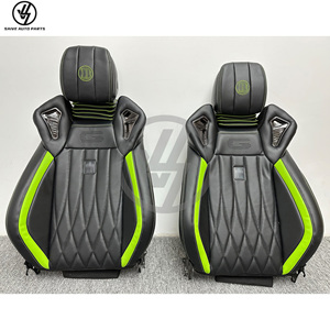 Asientos de Cuero de 2 Piezas Estilo Carracing B, Impermeables, Ajuste Preciso 1:1 para Mercedes-Benz Clase G W464 G500 G63 G550 2019-2024 - Product Image 6