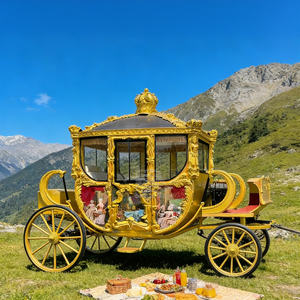 Carruaje Real para Bodas, Carruaje de Caballos de Lujo, Carruaje de Caballos de Tamaño Real, Carruaje Real Eléctrico en Venta - Product Image 1