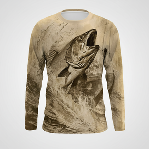 Vente en gros d'usine de chemises de pêche confortables pour hommes, meilleures ventes de chemises de pêche personnalisées pour hommes - Product Image 1