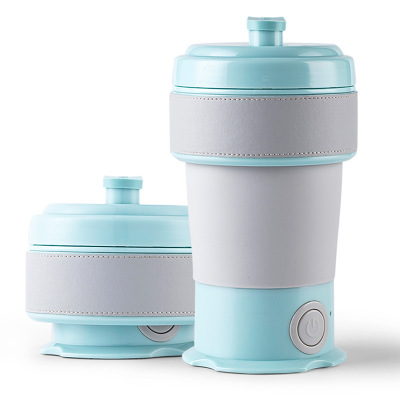 Высококачественный дорожный силиконовый портативный складной электрический складной чайник, Электрический автоматический выключатель, чашка для гамбургеров