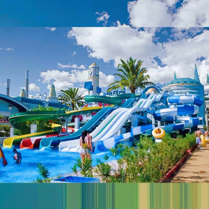 Piscine commerciale combinaison diapositives taille personnalisée fibre de verre Chine fournisseur pour <span class=keywords><strong>parc</strong></span> aquatique - Product Image 5