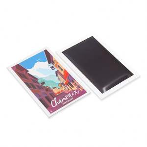 Imán de nevera personalizado de hojalata de 80x53 mm, recuerdo turístico de país, imán metálico para refrigerador - Product Image 4