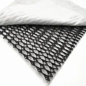 Three dimensional composite drainage net for landfill railway tunnel system drainage 3D composite drainage net