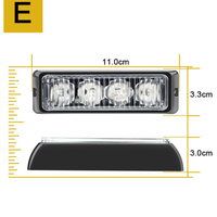 Nouvelle télécommande sans fil 12V/24V IP65 étanche LED Feux de signalisation avant de pont Grille Feux de jour
