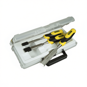 Juego de cinceles DYNAGRIP de 3 piezas con estuche de plástico para trabajar la madera y el metal - Product Image 2