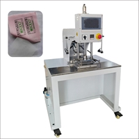 Nouvelle machine de poinçonnage et d'impression semi-automatique ZONYAN à double tête 220V pour semelles de chaussures/étiquettes de languettes