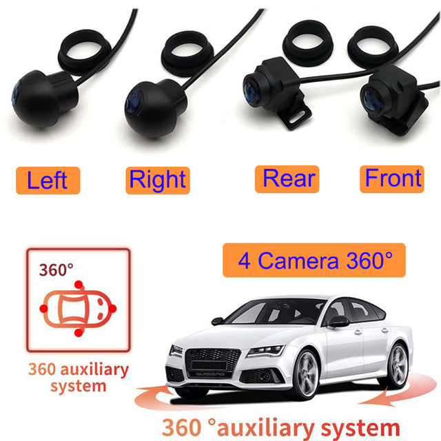 360 Degree Car Camera 3D Bird View 360 Camera Night View Car Around Car Camera Reverse Aid Car Camera
