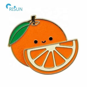 Aimant de réfrigérateur, épingle de revers, badge, broche personnalisés en émail, thème agrumes (orange, <span class=keywords><strong>mandarine</strong></span>), souvenir personnalisé - Product Image 4
