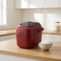 Cuisinière à riz IH 8-en-1, cuisson intelligente, pot en acier inoxydable 304, minuterie 24h, maintien au chaud, OEM, 3L, 4L, 1100W