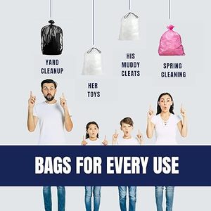 ถุงขยะหัวหม่าเหิงชุน ขนาด 32-33 แกลลอน หนา 1.5 มิล สีชมพู สำหรับใส่ถังขยะ ขนาด 33 นิ้ว x 39 นิ้ว (100 ใบ) - Product Image 2