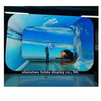 Pantalla LED Flexible para Interiores X,X ODM, Video Wall LED Curvable Personalizado para Proyectos de Locales de Entretenimiento
