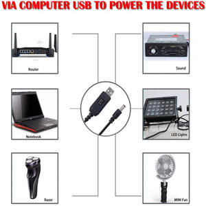Toptan 5v 2.5mm varil jack 5x2.5 dc fiş usb kablosu - Product Image 2