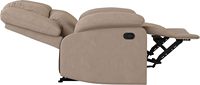 Fauteuil inclinable Mdeorn pour personnes âgées avec massage chauffant, positions réglables, revêtement en cuir, canapé en bois pour salon