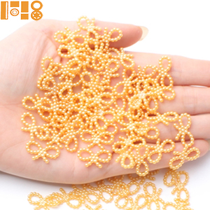 Pequeños Lazos de Perlas Multicolores, Decoraciones de Plástico Hechas a Mano, Accesorios para el Cabello, Parches, Pegamento en Crema, Resina, Accesorios para Carcasas de Teléfono, DIY - Product Image 5