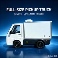Fourgonnette fermée à faible vitesse Runhorse EEC L7e EV, autonomie 201-300 km, moteur 50 kW, mini-camion de fret conforme pour usage commercial urbain