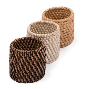 Anneau de serviette fait à la main en rotin, 1 pièce, accessoire de table en jute tissée à la main, pour mariage style indien, offre spéciale - Product Image 6