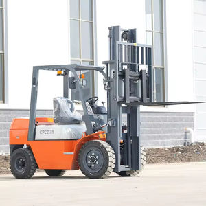 משלוח חינם מלגזה 3.5 טון באופן מלא הידראולי 4Wd מנוע דיזל מלגזה לשימוש מיכל - Product Image 3