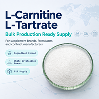 Poudre de L-Carnitine L-Tartrate en vrac, soluble dans l'eau, ingrédient nutritionnel sportif, qualité alimentaire, fournisseur, COA