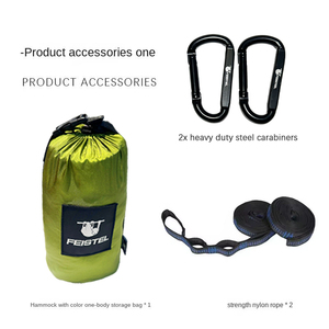 Hamac de camping <span class=keywords><strong>pliable</strong></span> compact Feistel Sturdy 210T en nylon pour 2 personnes avec <span class=keywords><strong>moustiquaire</strong></span> efficace - Product Image 4