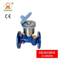 Compteur d'eau à ultrasons avec capteur de pression DN50-DN600 OIML CE MID Type à bride IP68 R250