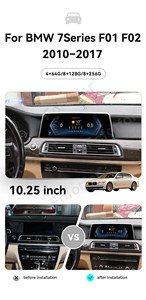 10,25 "Carplay für <span class=keywords><strong>BMW</strong></span> 7er F01 F02 2010-2017 Android 13 GPS <span class=keywords><strong>Navigation</strong></span> Multimedia Player Neue BT 5.0 Autoradio Head Unit - Product Image 2
