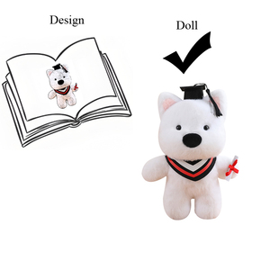Knuffel Zachte Hondenpop Nieuw Ontwerp Custom Mooie Hete Verkoop Custom Plushie Puppy Realistische Pluche Speelgoed - Product Image 3
