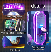 Pink Date Machine de jeu d'arcade à monnayeur, type coupe-corde et coupe-cadeaux, pour centre commercial, compatible OEM ODM