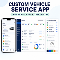 Solutions d'application de réservation de services automobiles personnalisées pour iOS et Android avec planification des services et estimations de réparation LionCreate